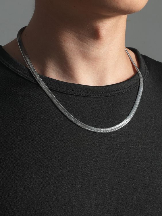 TopX Men’s Snake Necklace – Bold & Timeless